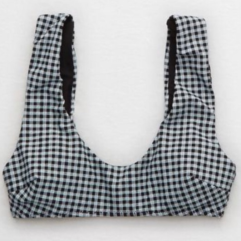 aerie Wide Strap Scoop Neck Bikini Top